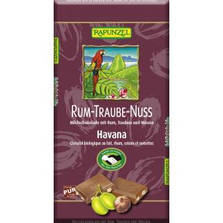 Rum-Trauben-Nuss-Vollmilch Schokolade HIH