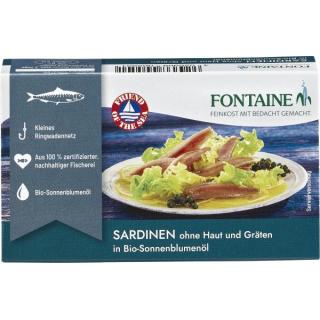 Sardinen ohne Haut und Gräten i.SB-Öl