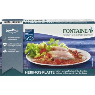 Heringsplatte mit Gemüse (MSC)