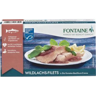 Wildlachs-Filet in Tomaten-Basilikum-Creme (MSC)
