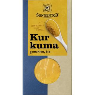 Kurkuma (Gelbwurzel) gemahlen