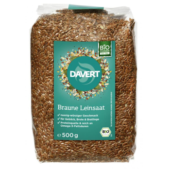 Braune Leinsaat aus Europa