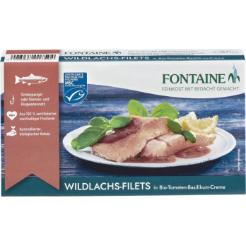 Wildlachs-Filet in Tomaten-Basilikum-Creme (MSC)