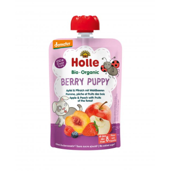 Berry Puppy- Pouchy Apfel &Pfirsich mit Waldbeeren (R0)