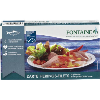 Heringsfilet in pikanter Paprika-Chilli-Creme(MSC) (R1)
